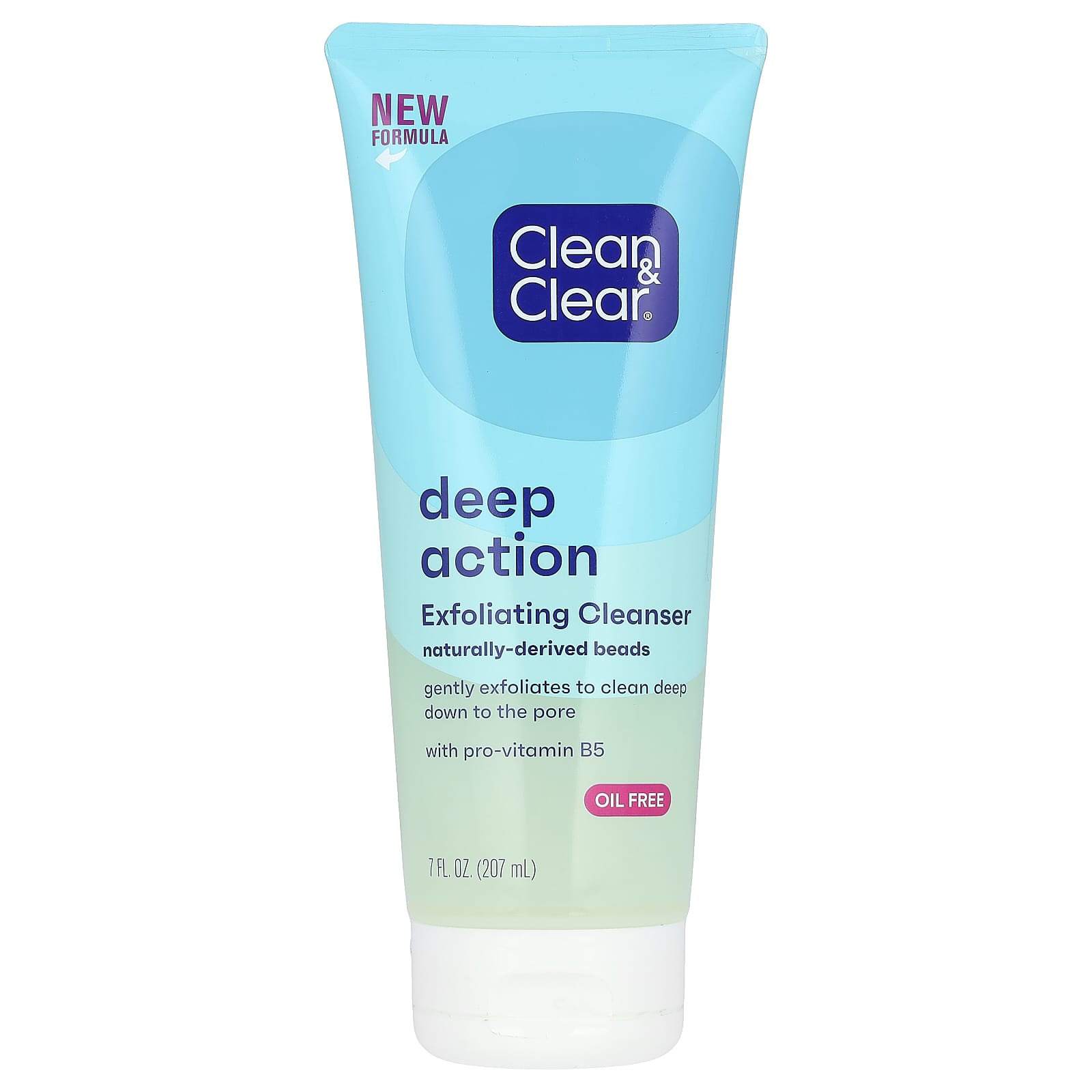 Clean & Clear-Deep Action-Exfoliating Cleanser-7 fl oz (207 ml)