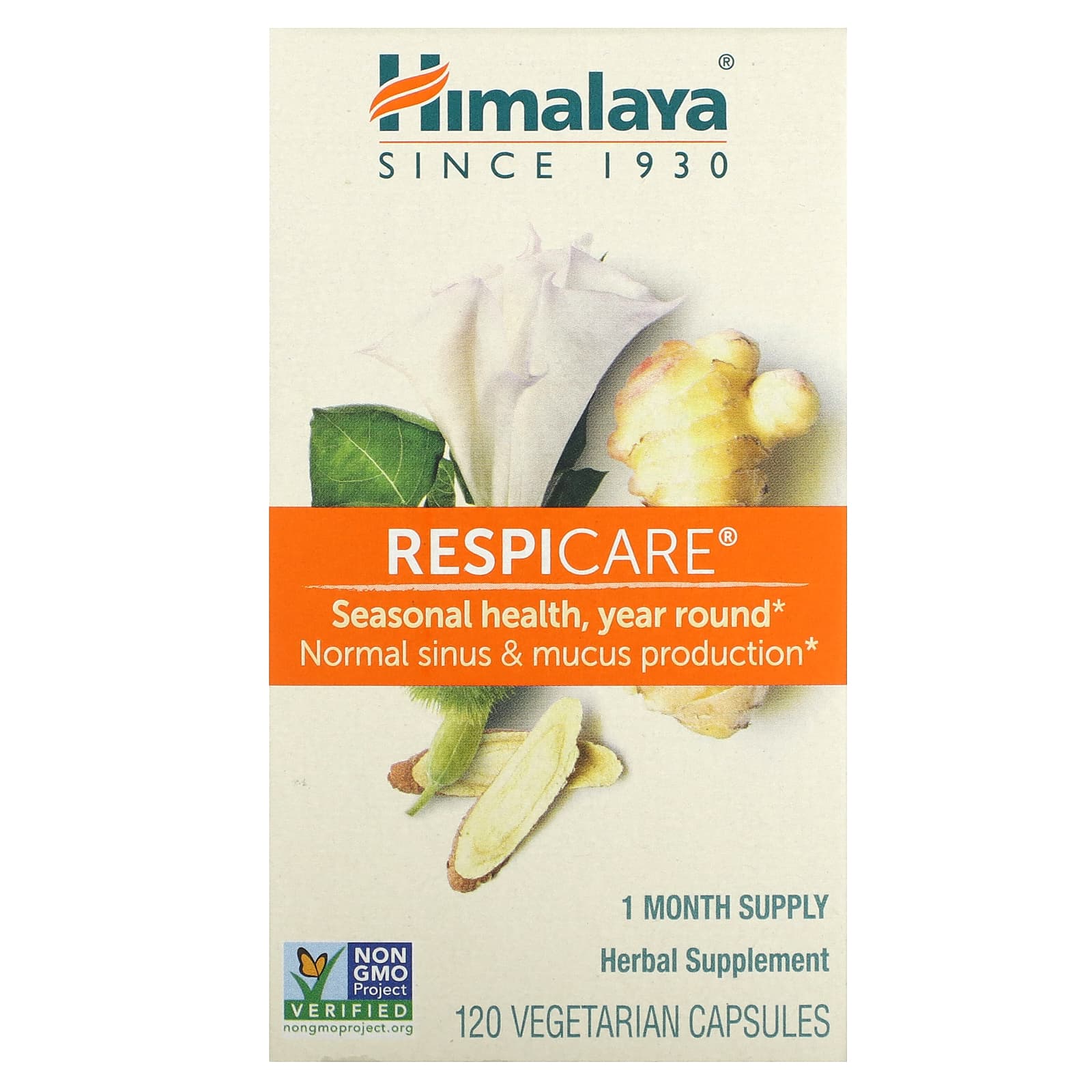 Himalaya-RespiCare-120 Vegetarian Capsules