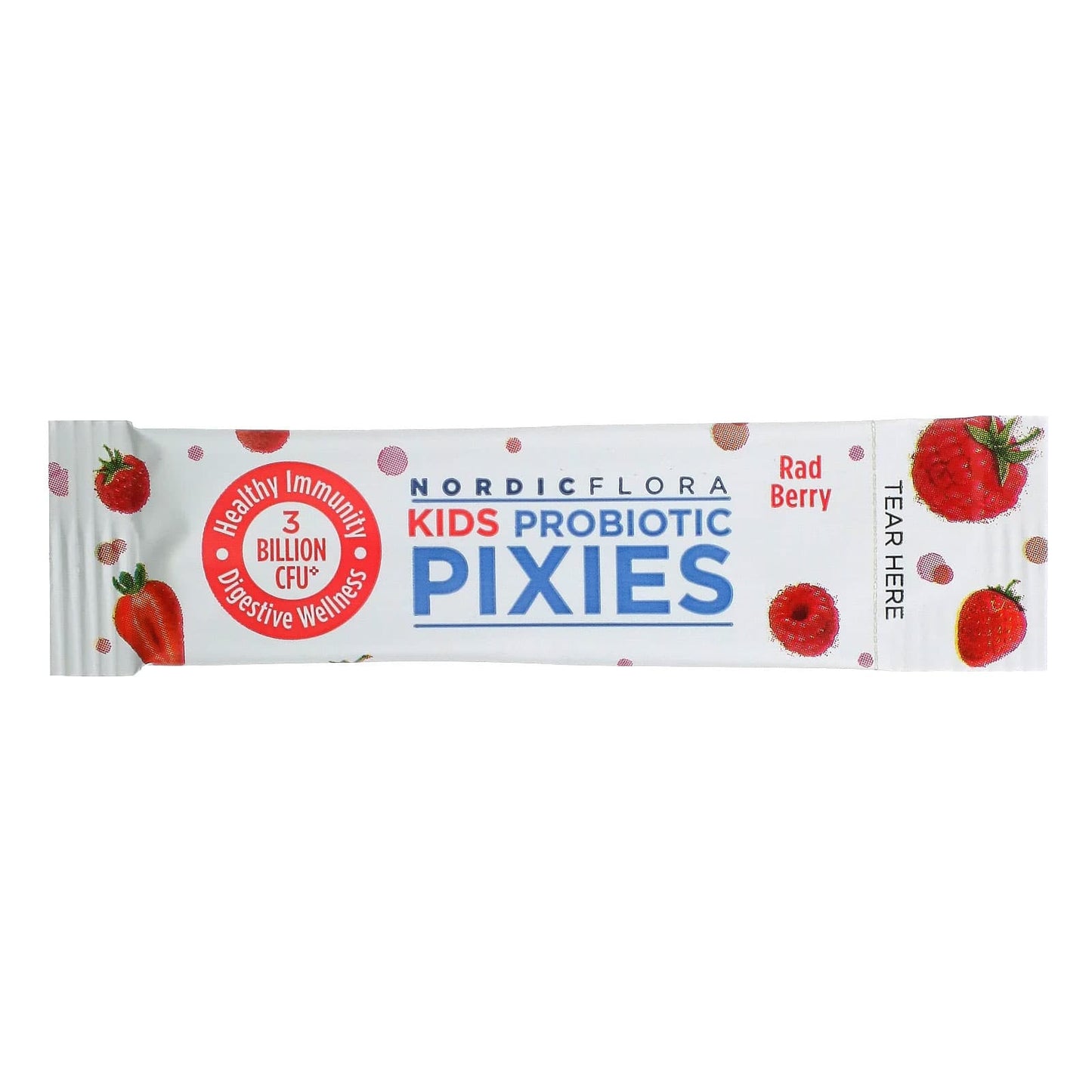 Nordic Naturals, Nordic Flora Kids, Probiotic Pixies, Rad Berry, 3 Billion CFU, 30 Packets