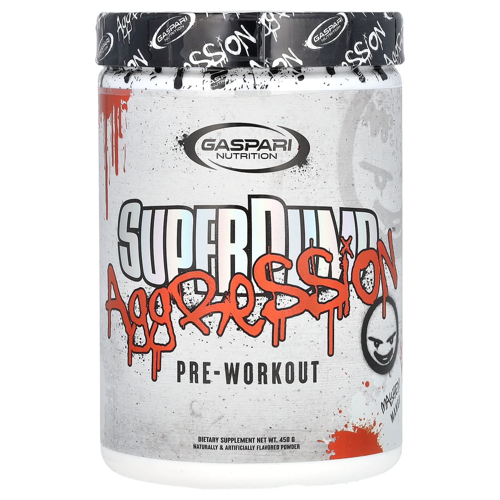 Gaspari Nutrition-SuperPump Aggression Pre-Workout-Mayhem Mango-450 g