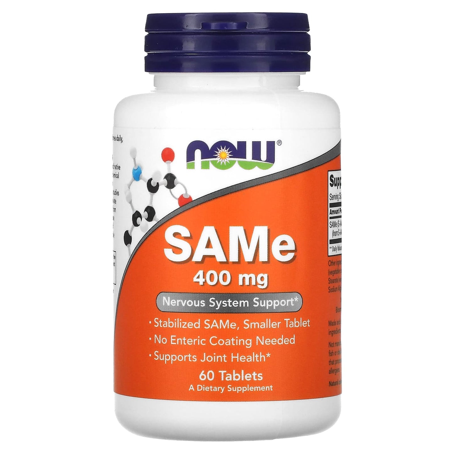 NOW Foods-SAMe -400 mg-60 Tablets