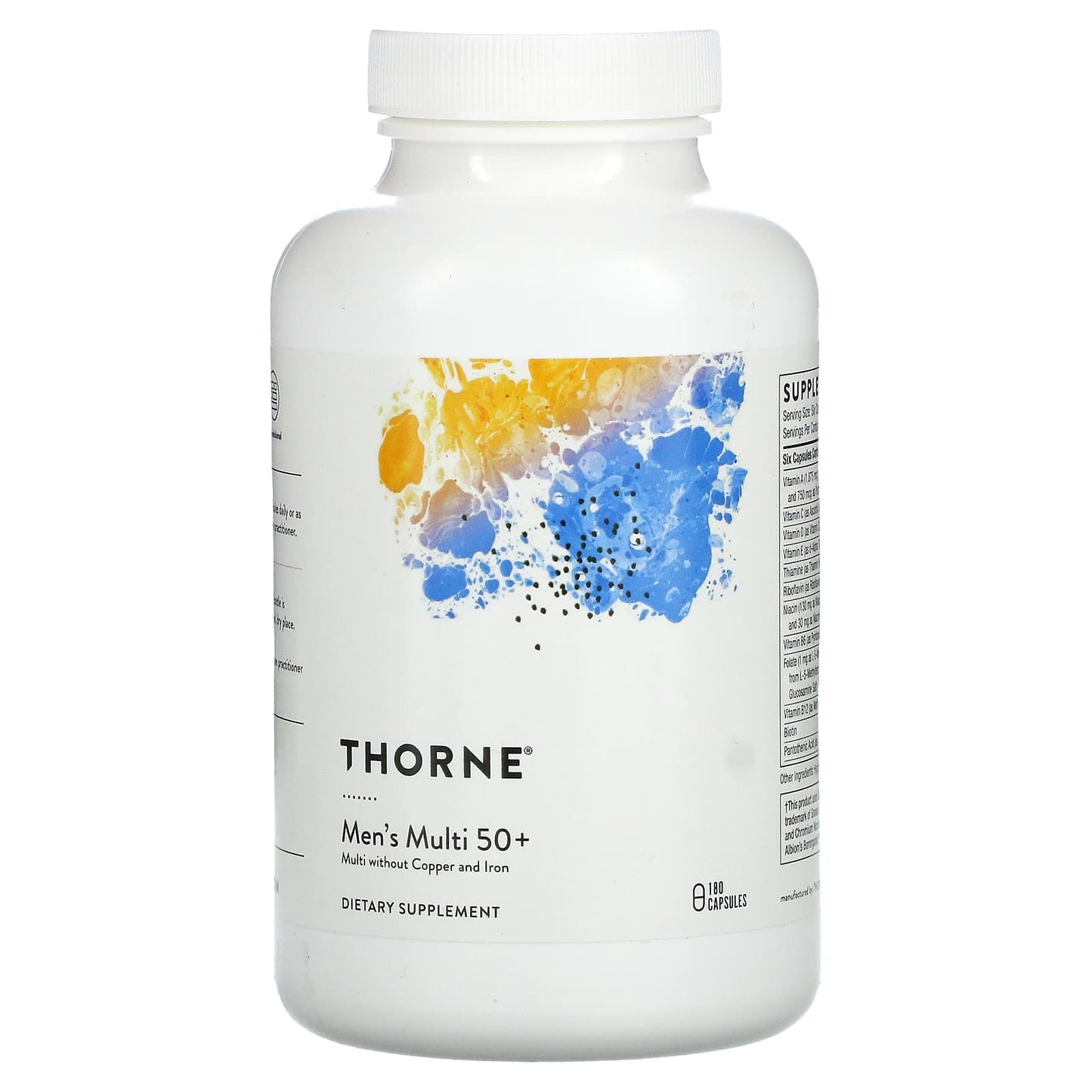 Thorne-Men's Multi 50+-180 Capsules