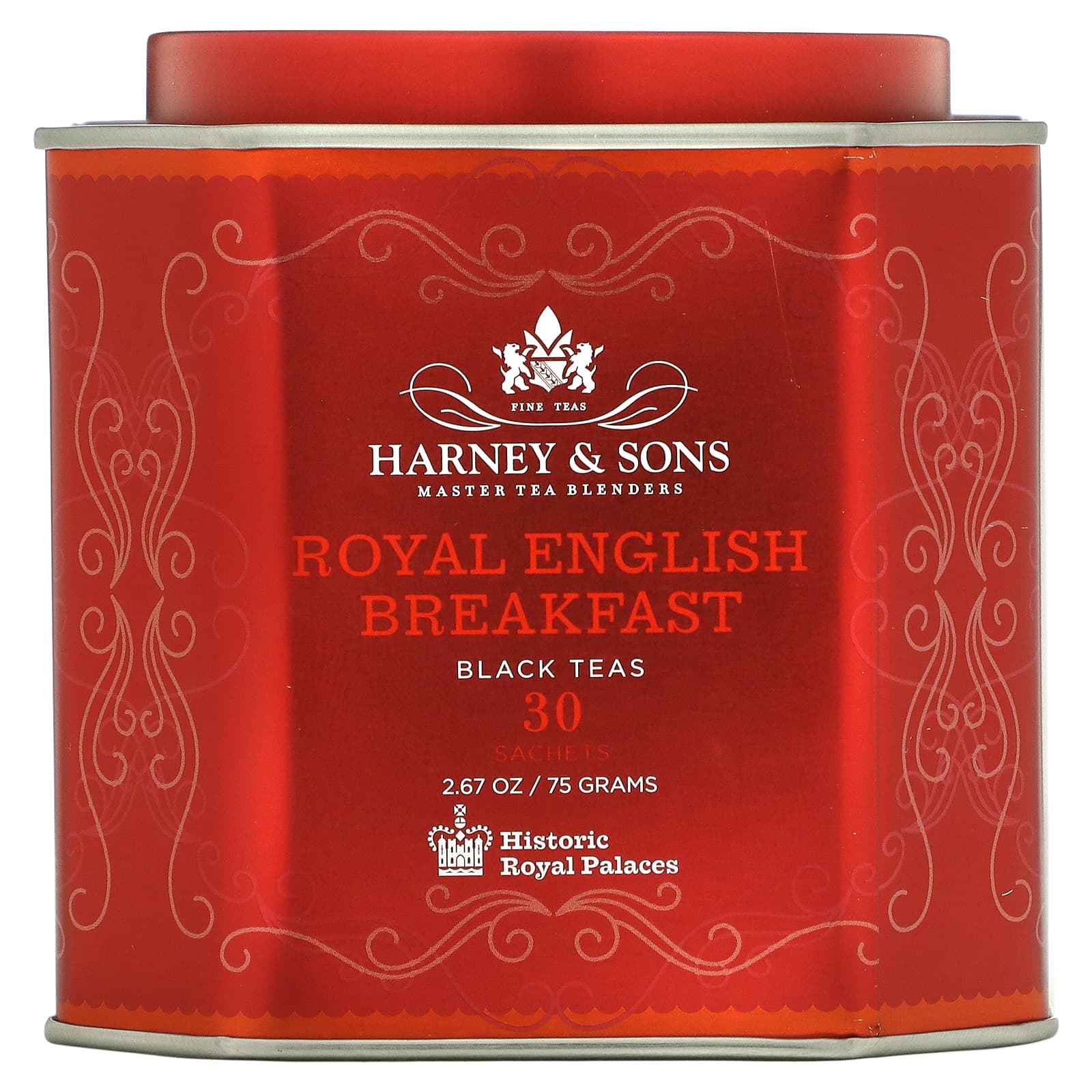 Harney & Sons-Royal English Breakfast-Black Teas-30 Sachets-2.67 oz (75 g)