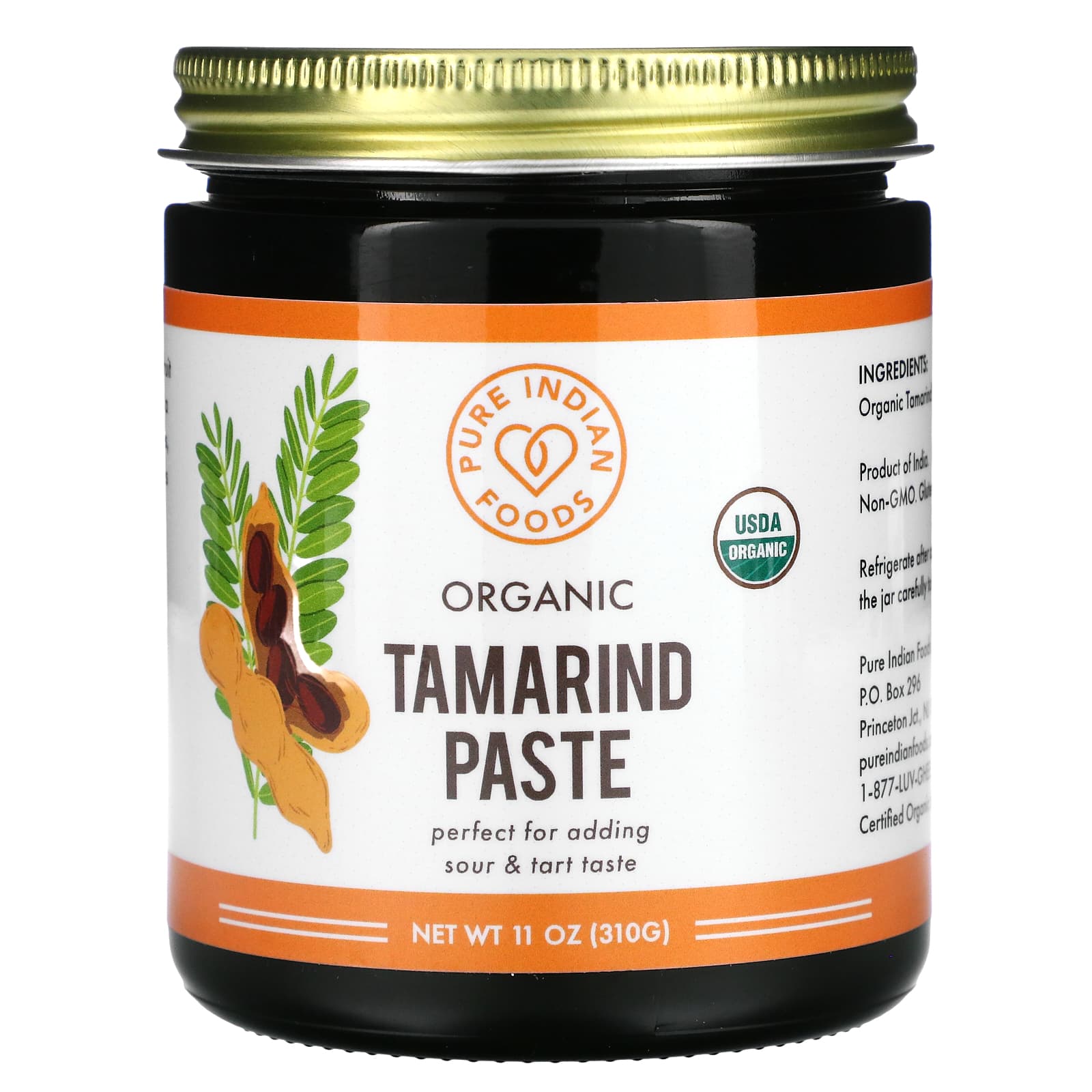 Pure Indian Foods-Organic Tamarind Paste-11 oz (310 g)