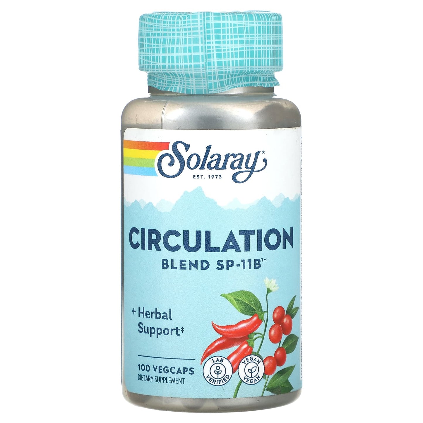 Solaray-Circulation Blend SP-11B-100 VegCaps