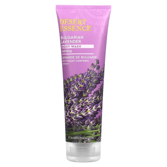 Desert Essence-Body Wash-Bulgarian Lavender-8 fl oz (237 ml)