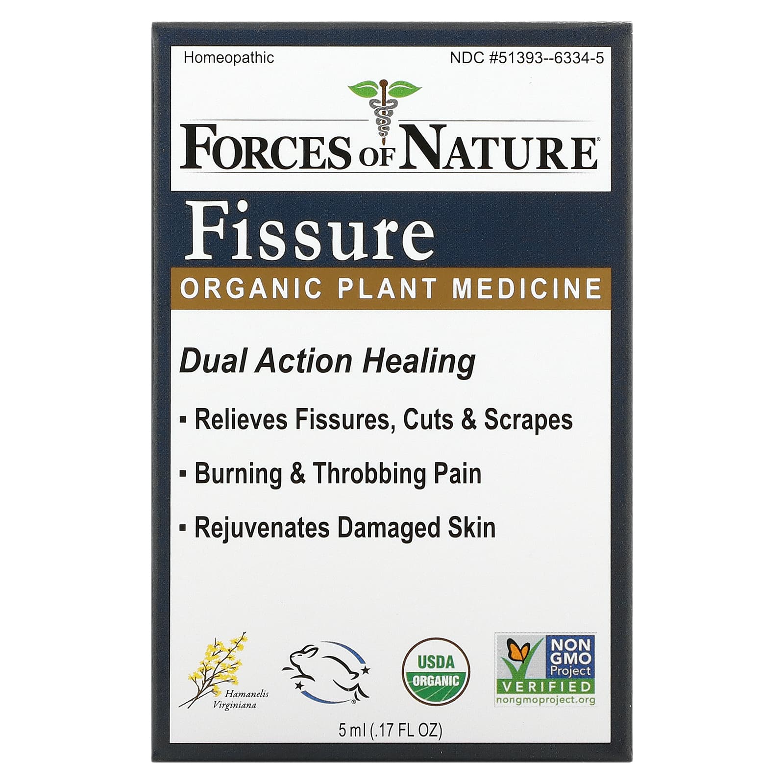 Forces of Nature-Fissure-Organic Plant Medicine-0.17 fl oz (5 ml)