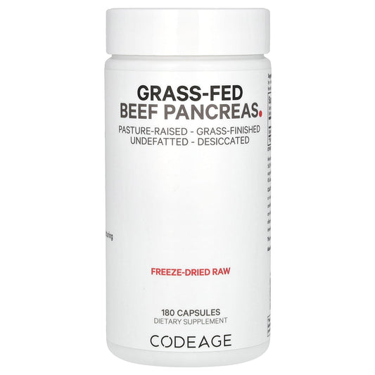 Codeage-Grass-Fed Beef Pancreas-180 Capsules