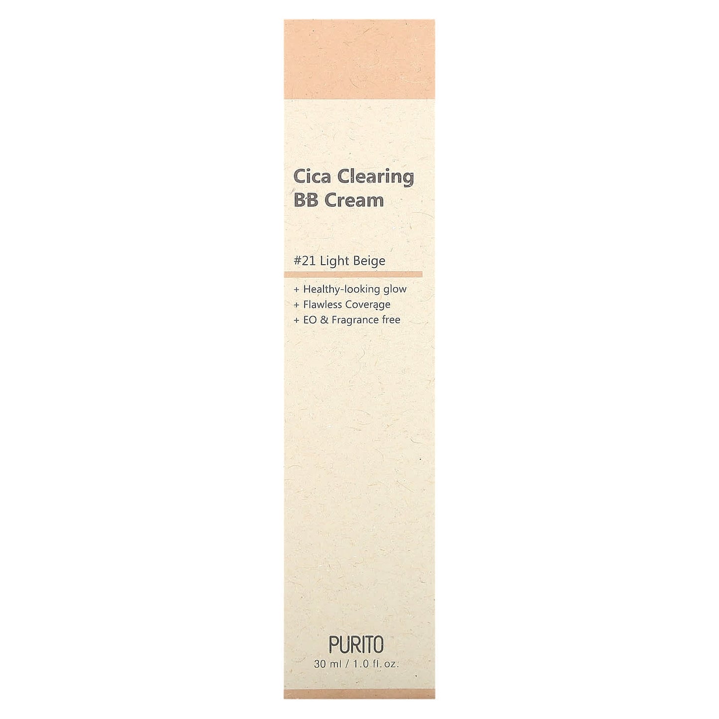 Purito, Cica Clearing BB Cream, 21 Light Beige, 1 fl oz (30 ml)