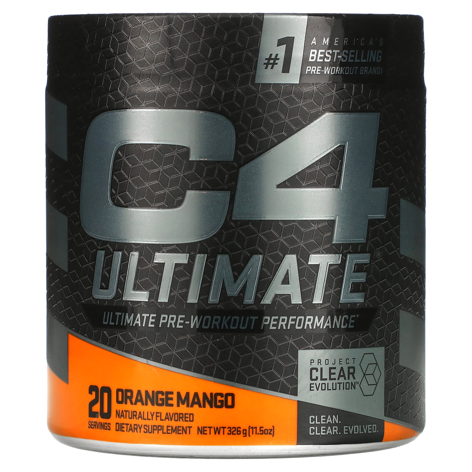 Cellucor-C4 Ultimate-Ultimate Pre-Workout Performance-Orange Mango-11.5 oz (326 g)