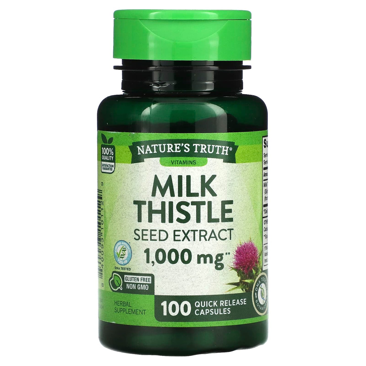 Nature's Truth-Milk Thistle Seed Extract-1,000 mg-100 Quick Release Capsules