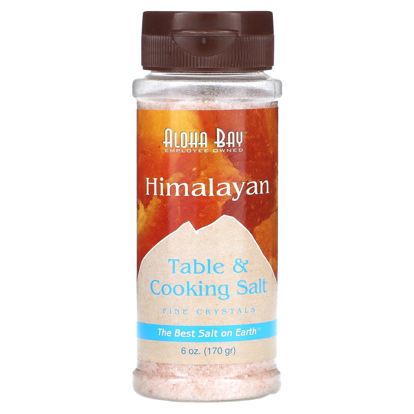 Aloha Bay-Himalayan Table & Cooking Salt-Fine Crystals-6 oz (170 g)