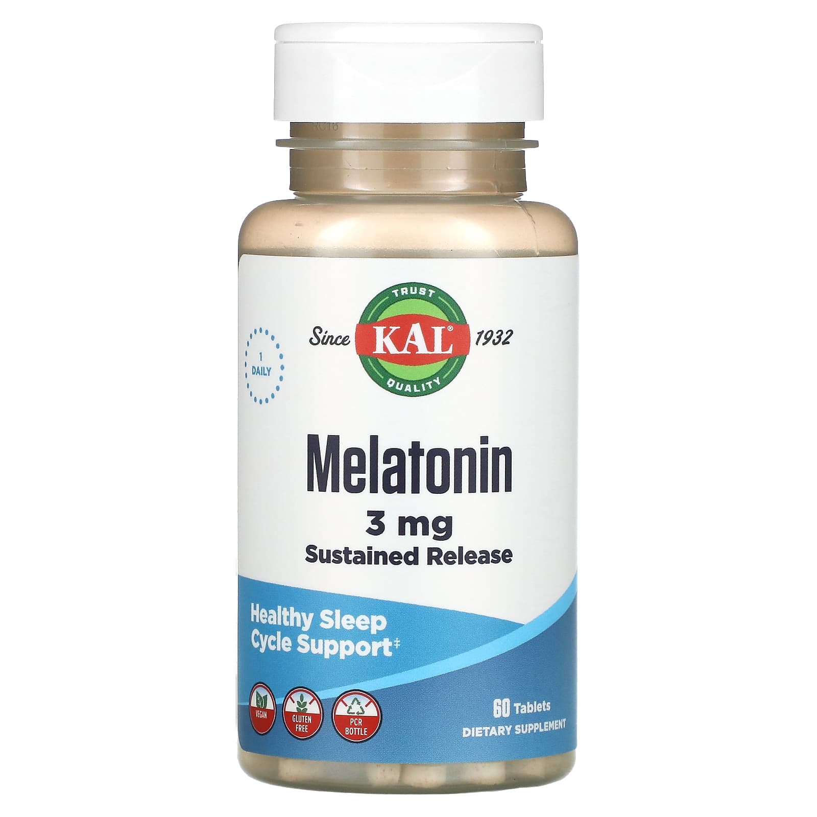 KAL-Melatonin SR -3 mg-60 Tablets