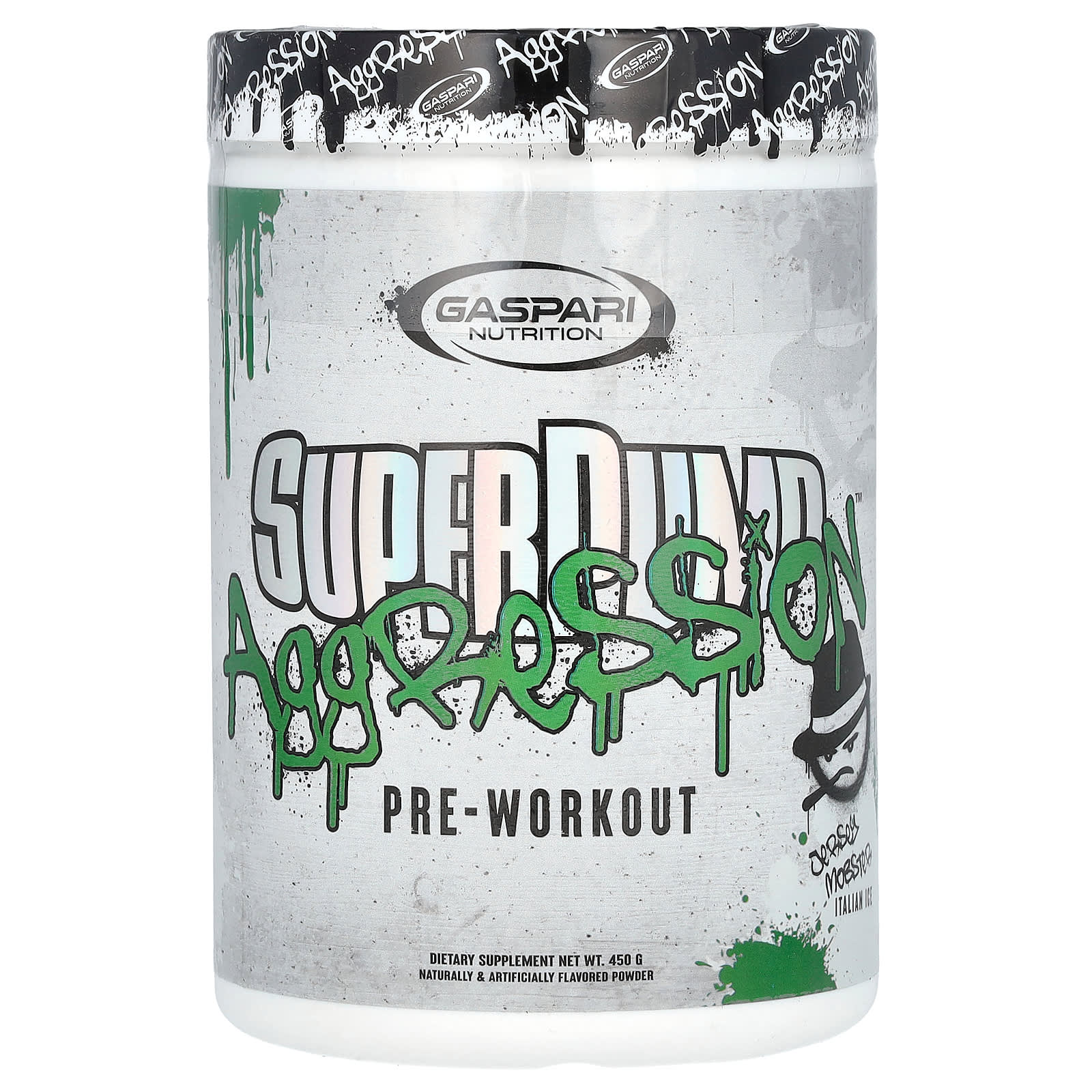 Gaspari Nutrition-SuperPump Aggression Pre-Workout-Jersey Mobster Italian Ice-450 g