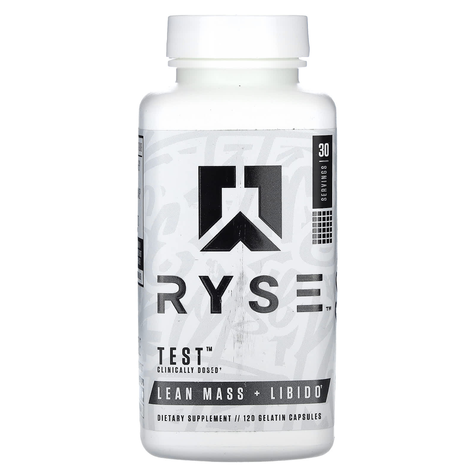 RYSE-Test-Lean Mass + Libido-120 Gelatin Capsules