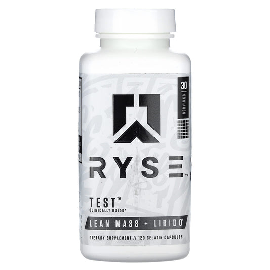 RYSE-Test-Lean Mass + Libido-120 Gelatin Capsules