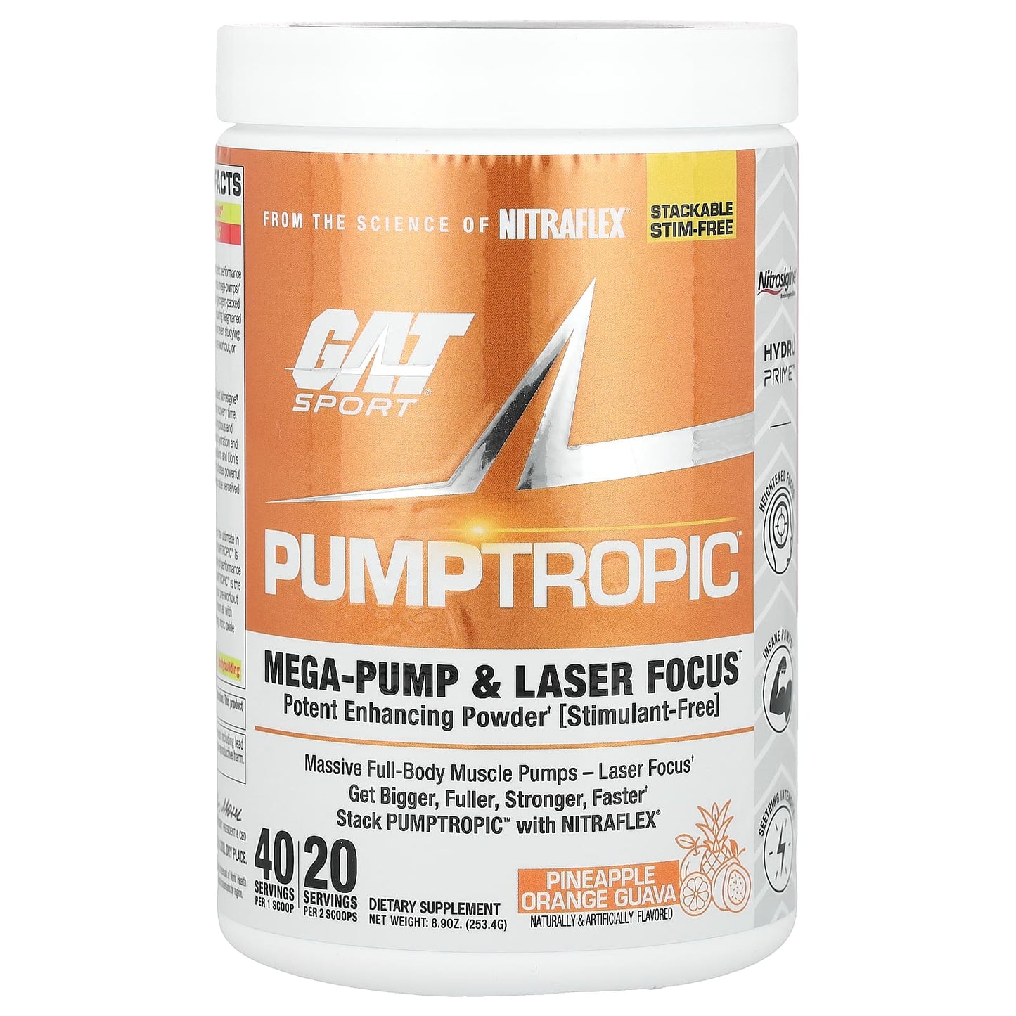 GAT-Sport-Pumptropic-Pineapple Orange Guava-8.9 oz (253.4 g )