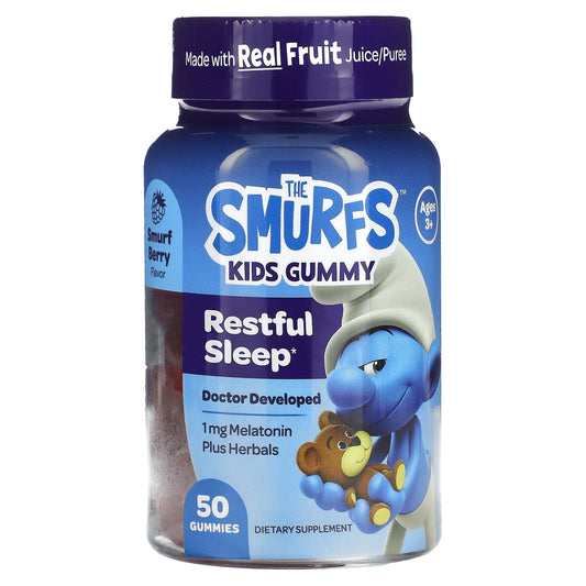 The Smurfs-Kids Gummy-Restful Sleep-Ages 3+-Berry-50 Gummies