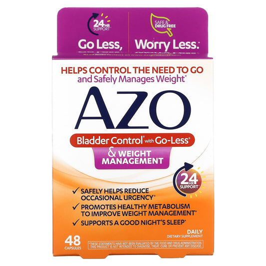 Azo-Bladder Control with Go-Less & Weight Management-48 Capsules