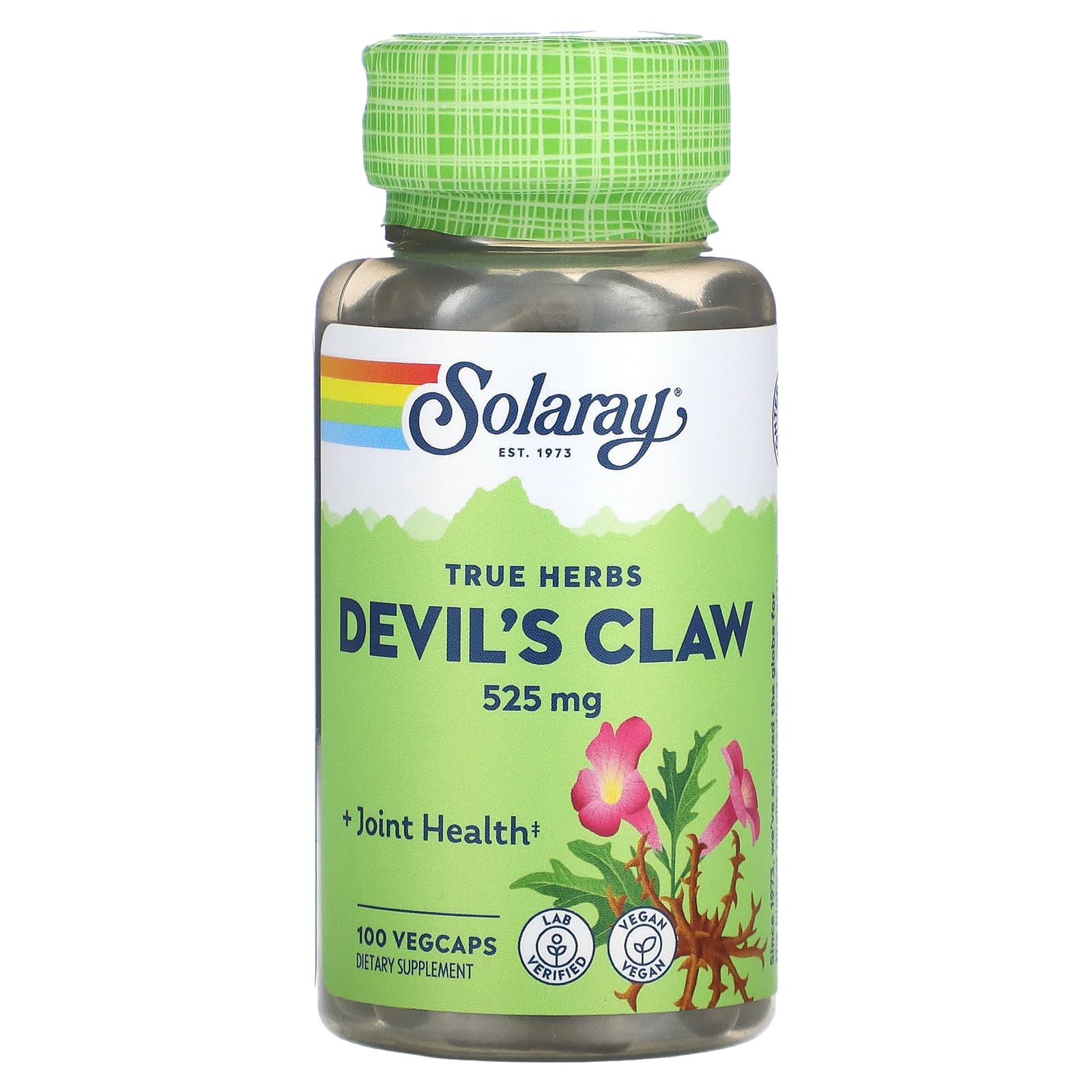 Solaray-Devil's Claw-525 mg-100 VegCaps