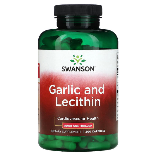 Swanson-Garlic and Lecithin-200 Capsules