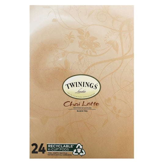 Twinings-Chai Latte Black Tea-24 K-Cup Pods