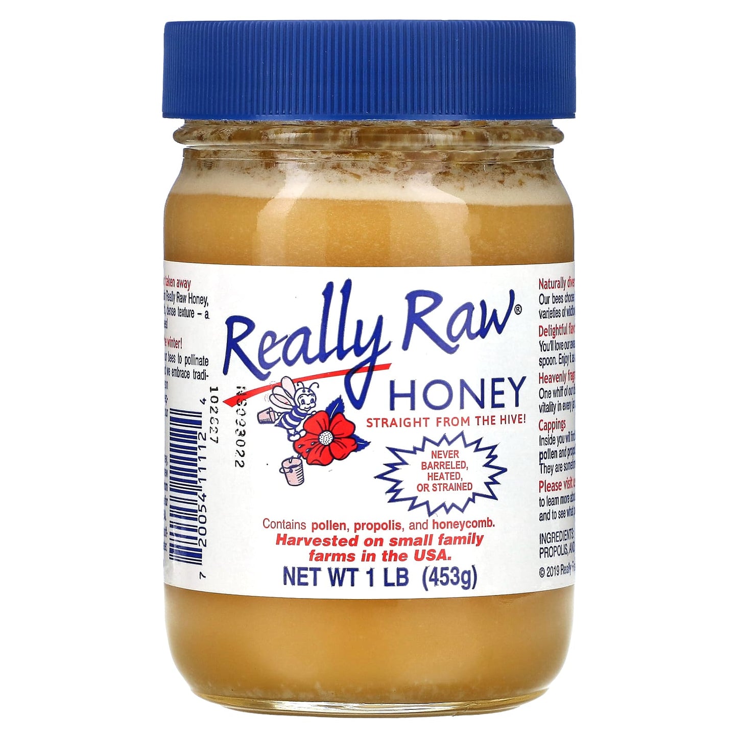 Really Raw Honey-Honey-1 lb (453 g)