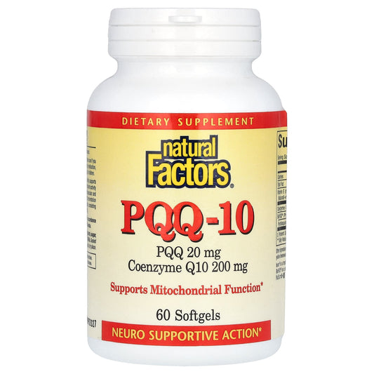 Natural Factors-PQQ-10-60 Softgels