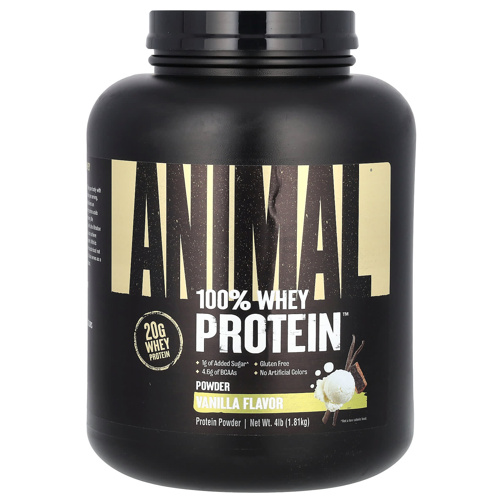 Animal-Animal-100% Whey Protein Powder-Classic Vanilla-4 lb (1.81 kg)