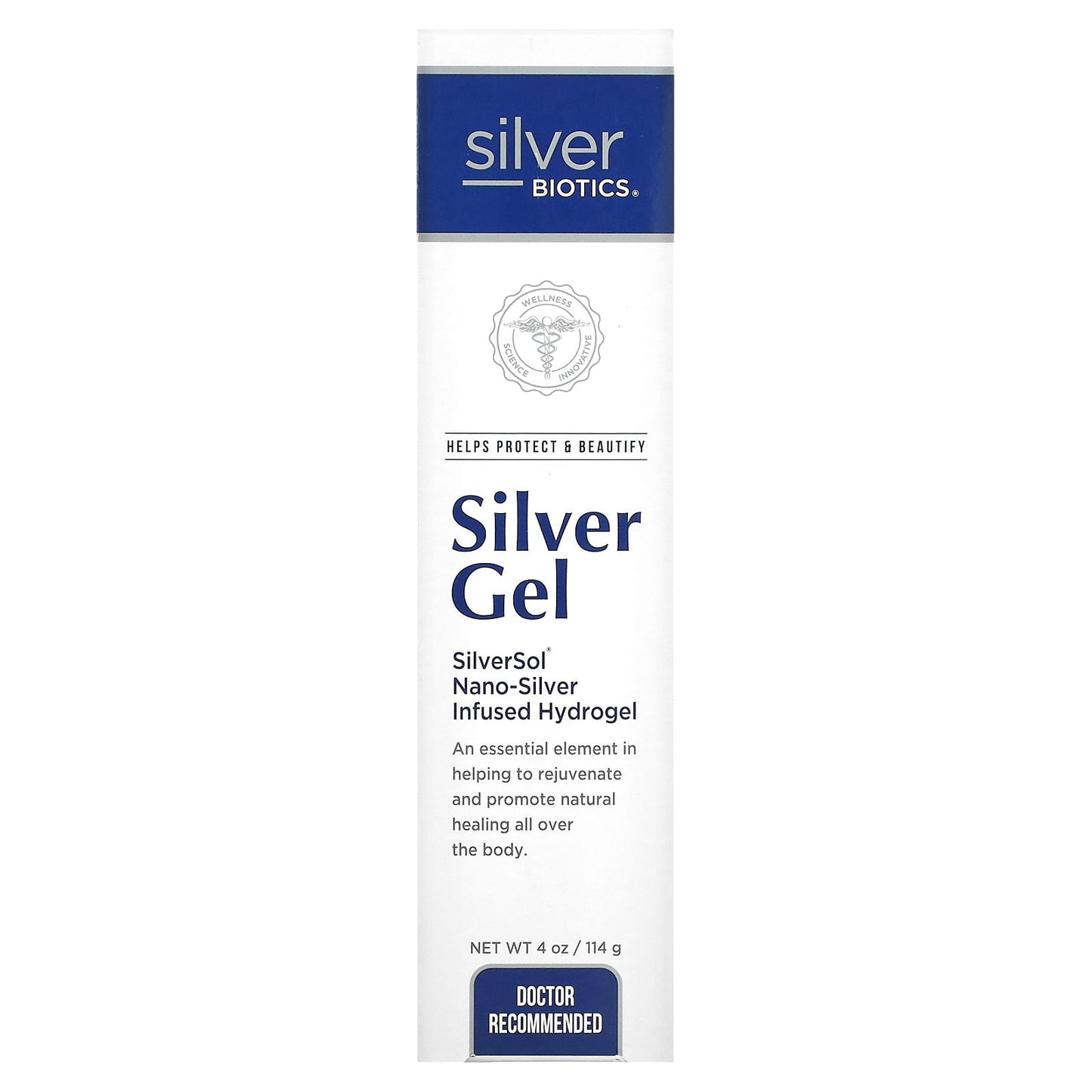 American Biotech Labs, Silver Biotics, Silver Gel, 4 oz (114 g)