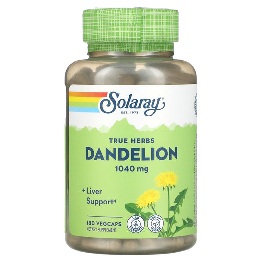 Solaray-Dandelion-1,040 mg-180 VegCaps (520 mg per Capsule)