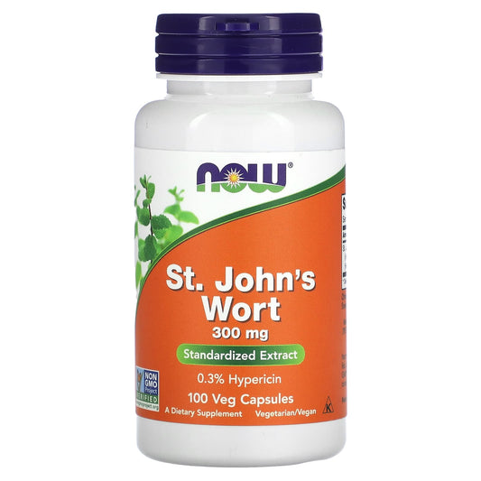 NOW Foods-St. John's Wort-300 mg-100 Veg Capsules