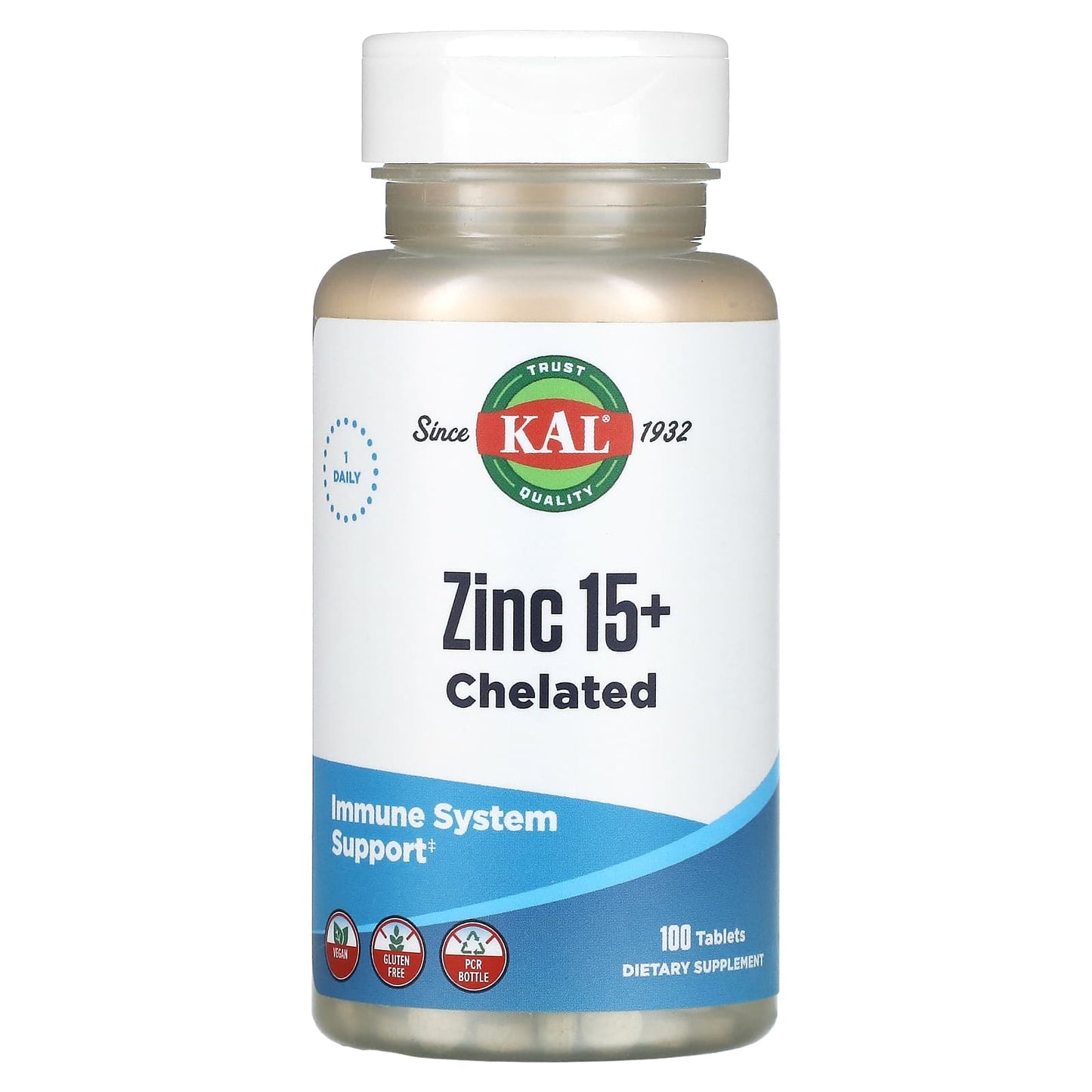 KAL-Zinc 15+ Chelated-100 Tablets