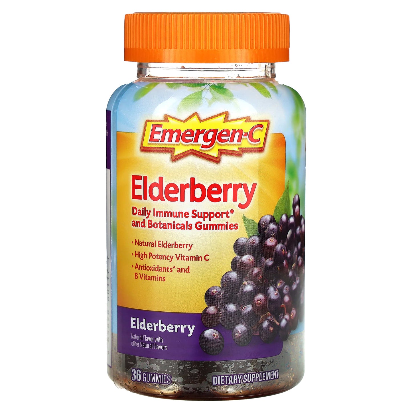 Emergen-C-Elderberry Gummies-36 Gummies