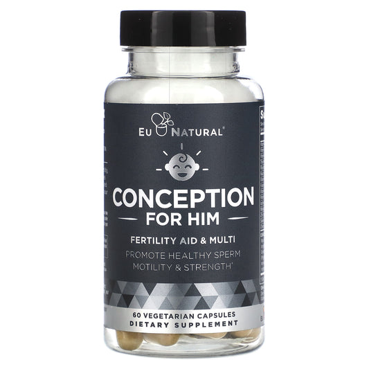 Eu Natural-Conception Men-Fertility Aid & Multi-60 Vegetarian Capsules