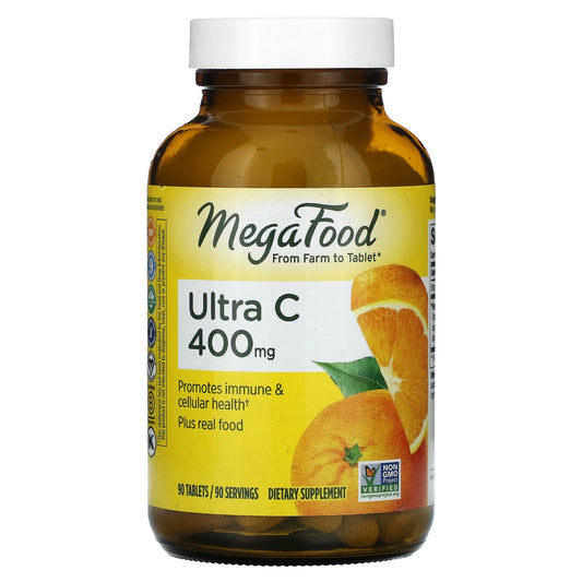 MegaFood-Ultra C-400 mg-90 Tablets