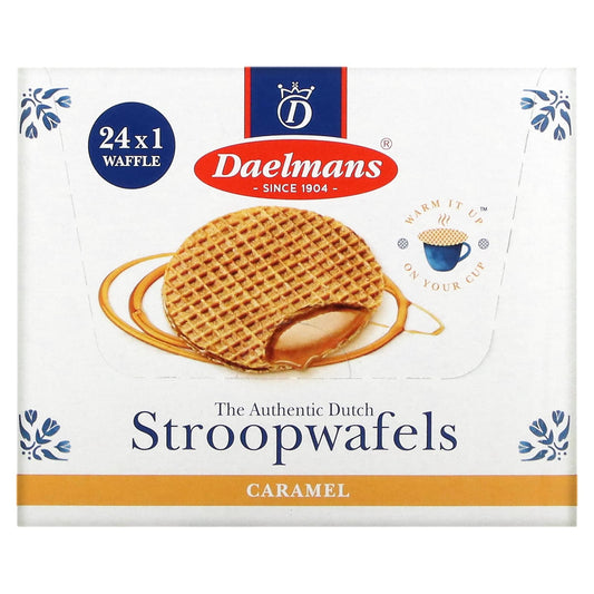 Daelmans-Stroopwafels-Caramel-24 Waffles-1.38 oz (39 g ) Each