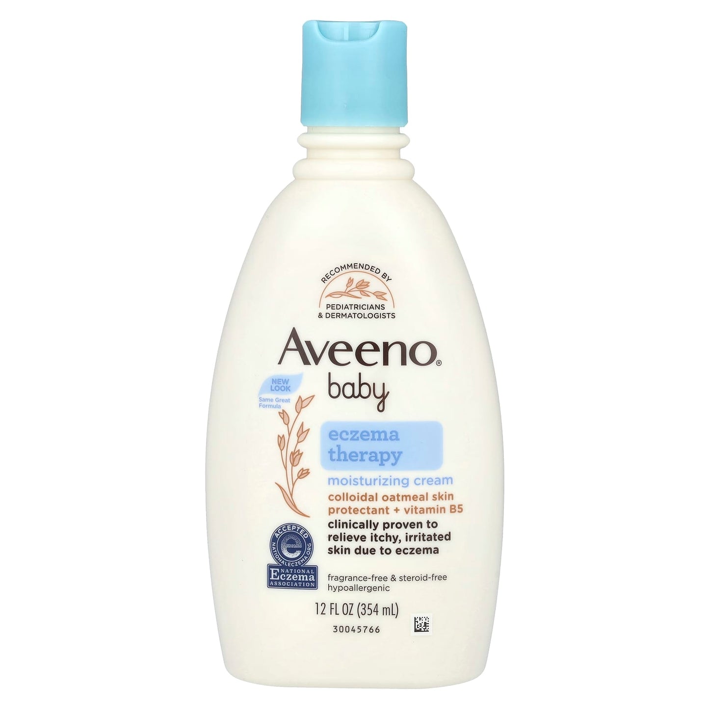 Aveeno-Baby-Eczema Therapy Moisturizing Cream-Fragrance Free-12 fl oz (354 ml)