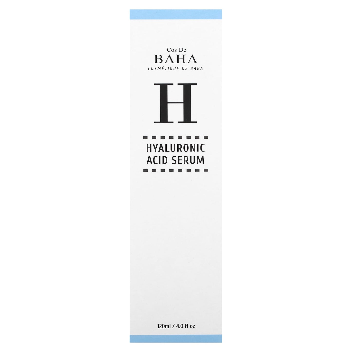 Cos De BAHA, H, Hyaluronic Acid Serum, 4 fl oz (120 ml)