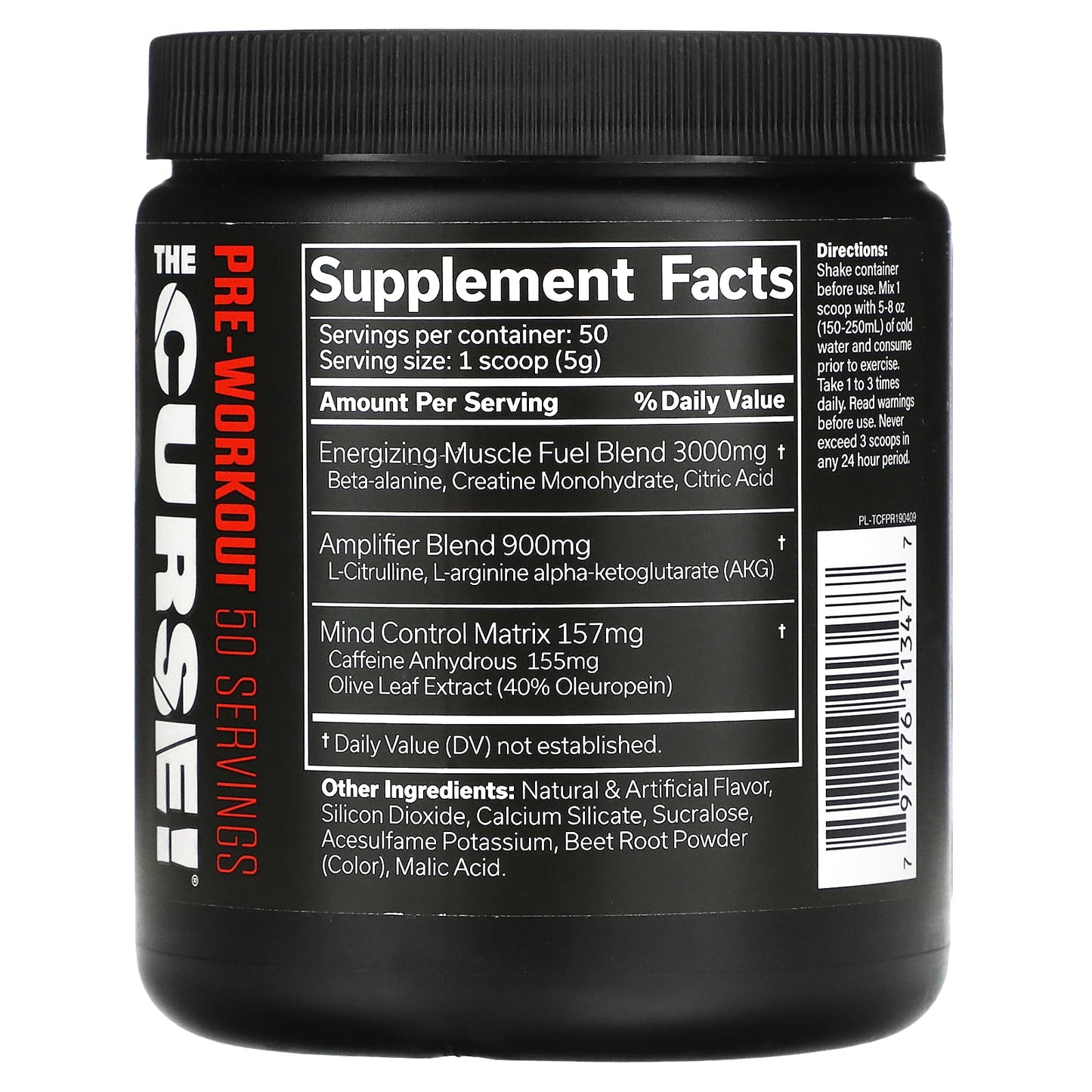 JNX Sports, The Curse, Pre-Workout, Fruit Punch,  8.8 oz (250 g)