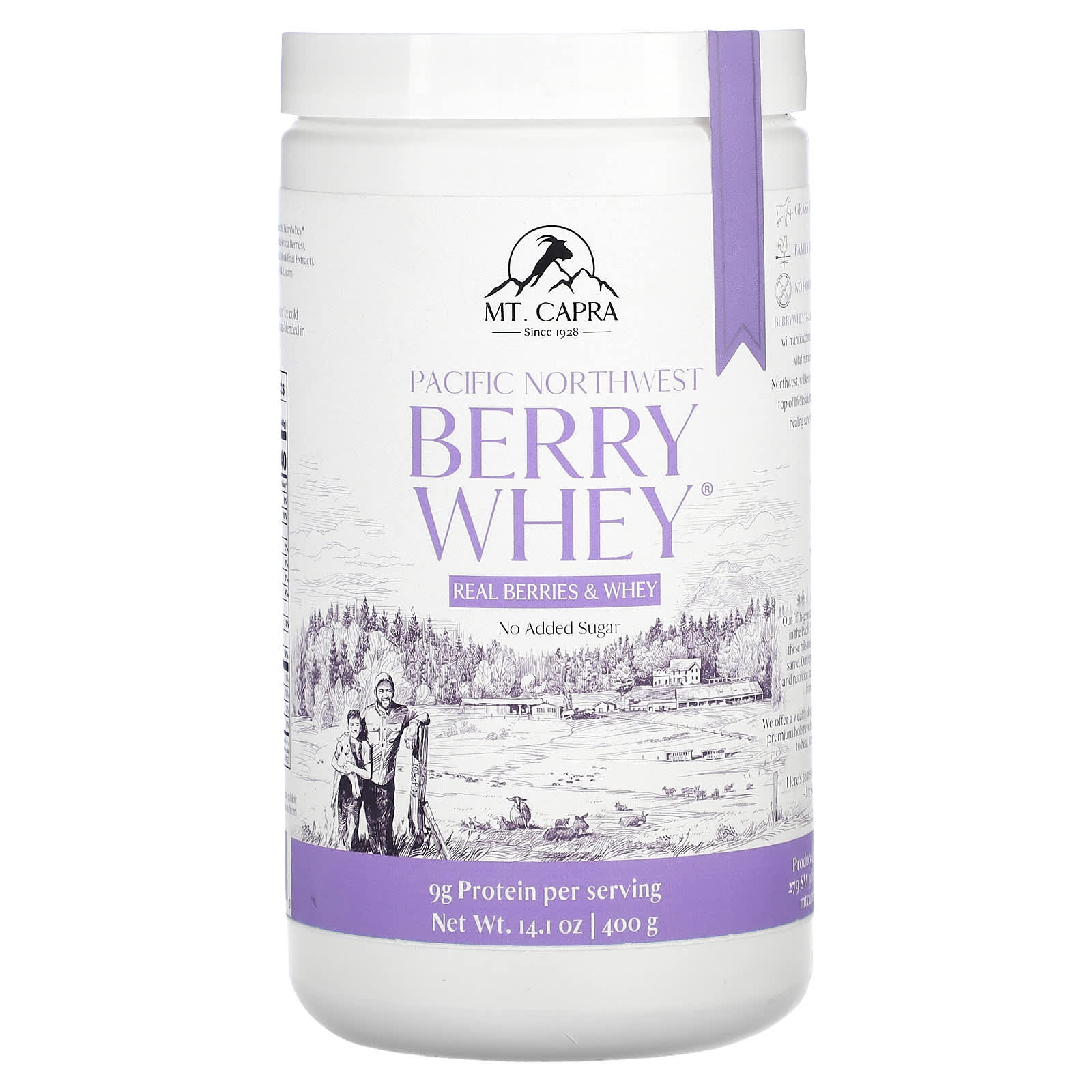 Mt. Capra-Pacific Northwest Berry Whey-14.1 oz (400 g)