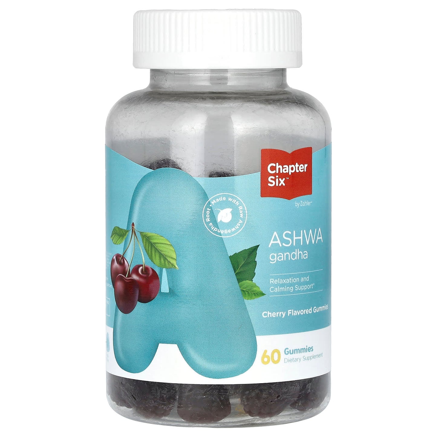 Chapter Six-Ashwagandha Gummies-Cherry -60 Gummies