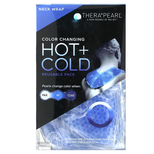 TheraPearl-Color Changing Hot + Cold Reusable Pack-Neck Wrap-1 Wrap