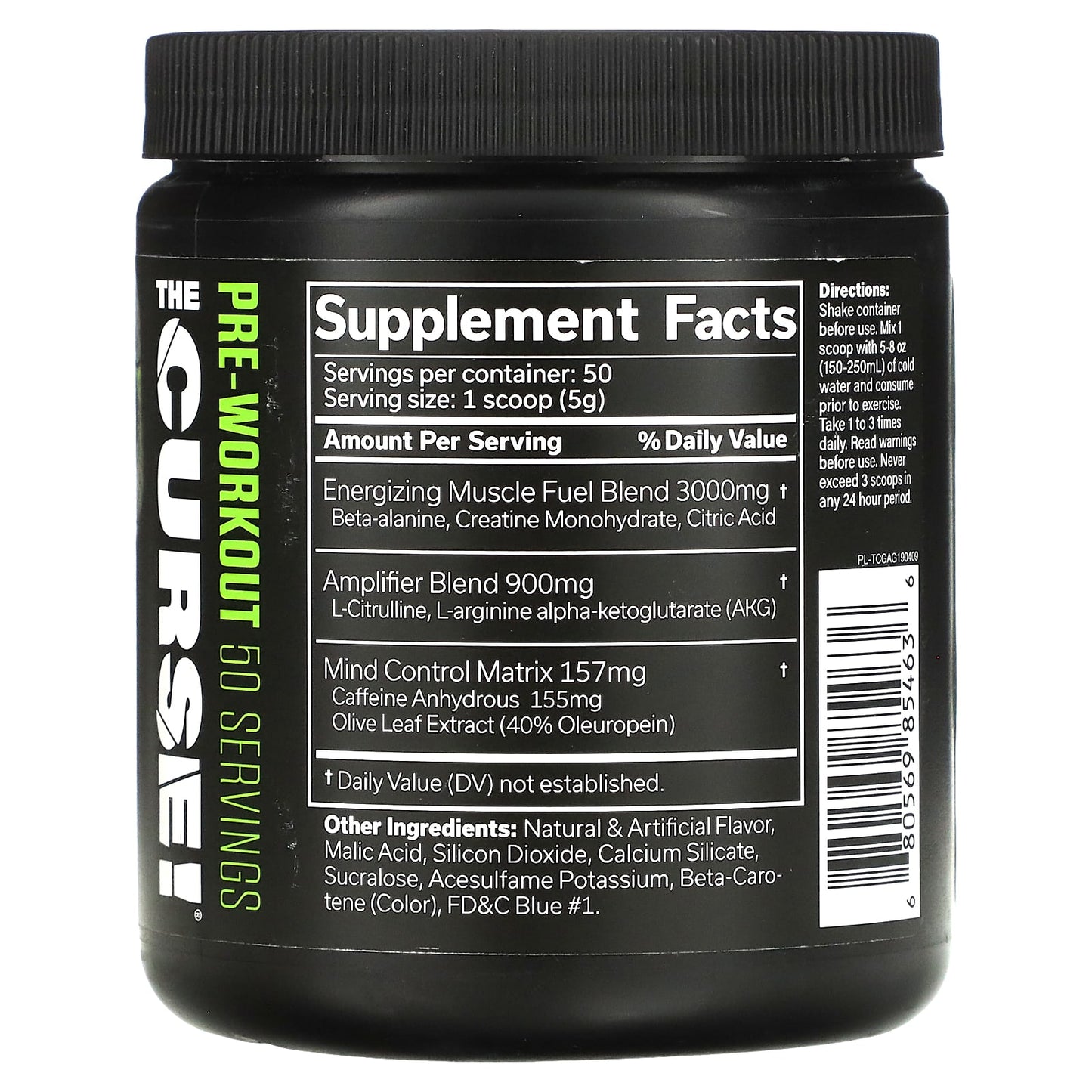 JNX Sports, The Curse, Pre-Workout, Green Apple, 8.8 oz (250 g)