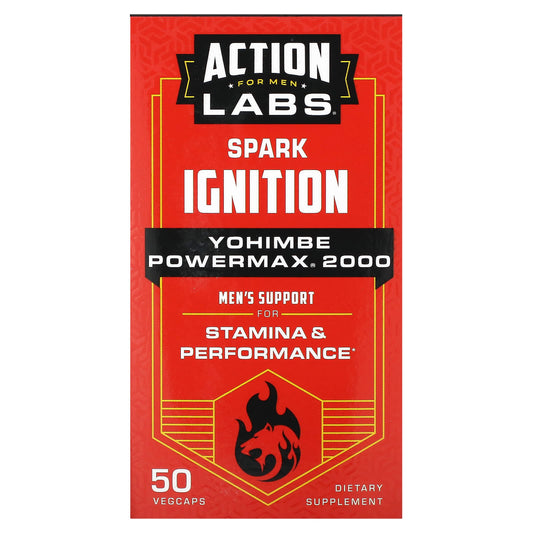 Action Labs-For Men-Spark Ignition-50 Vegcaps