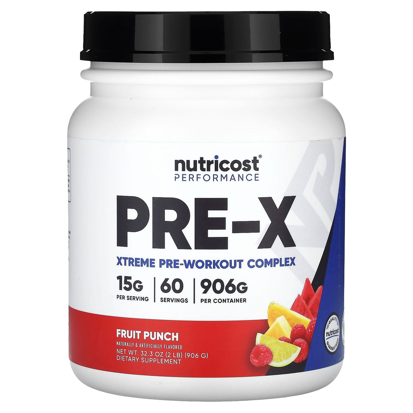 Nutricost-Performance-PRE-X-Xtreme Pre-Workout Complex-Fruit Punch-2 lb (906 g)