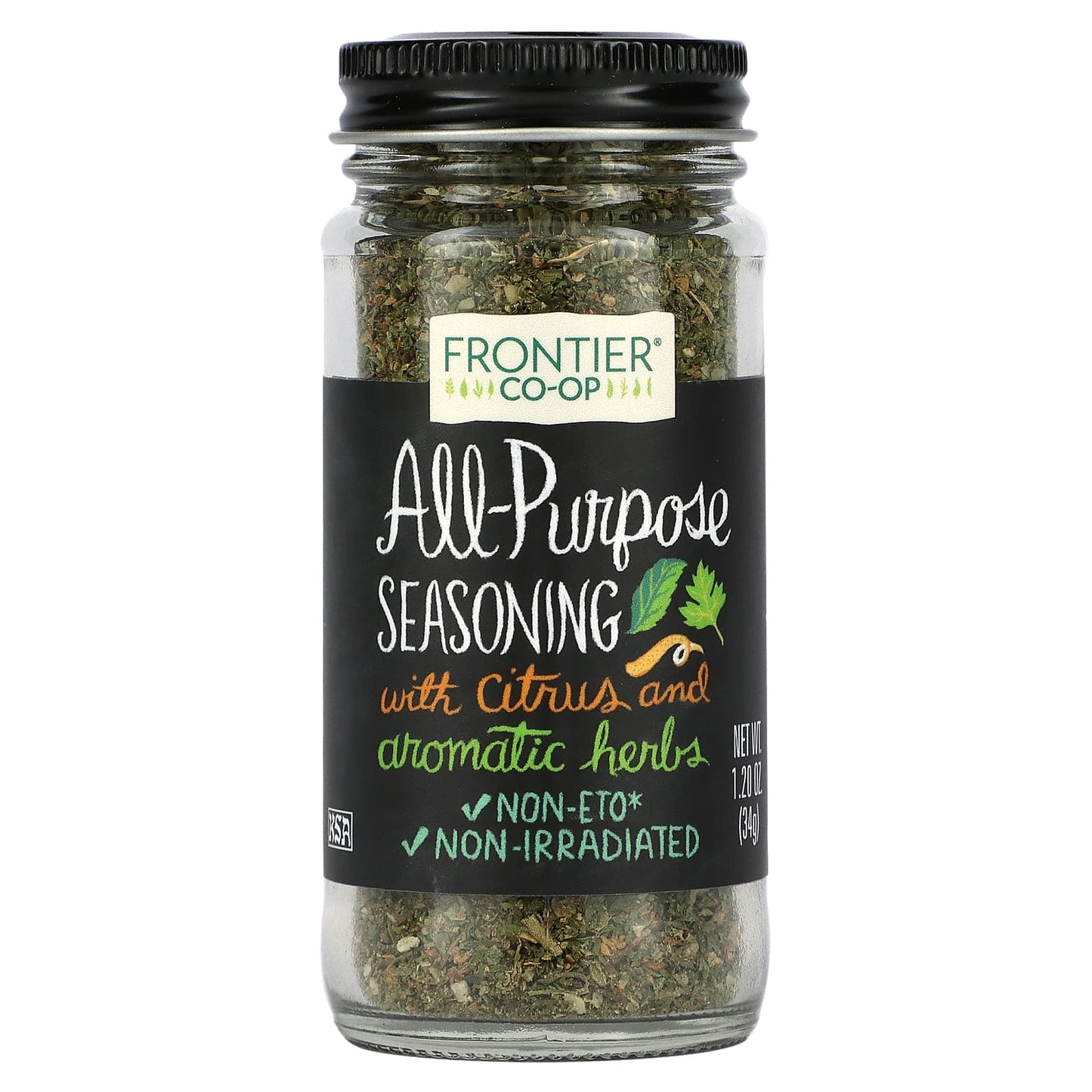 Frontier Co-op-All-Purpose Seasoning with Citrus and Aromatic Herbs-1.2 oz (34 g)