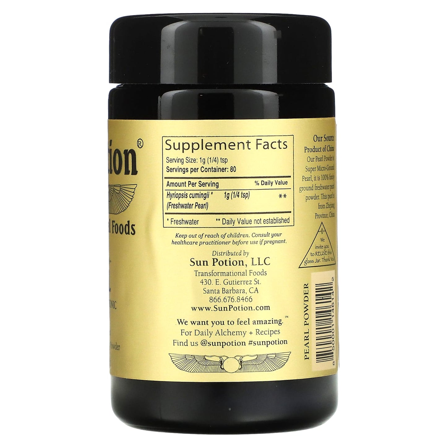 Sun Potion, Di Tao Pearl Powder, 2.8 oz (80 g)