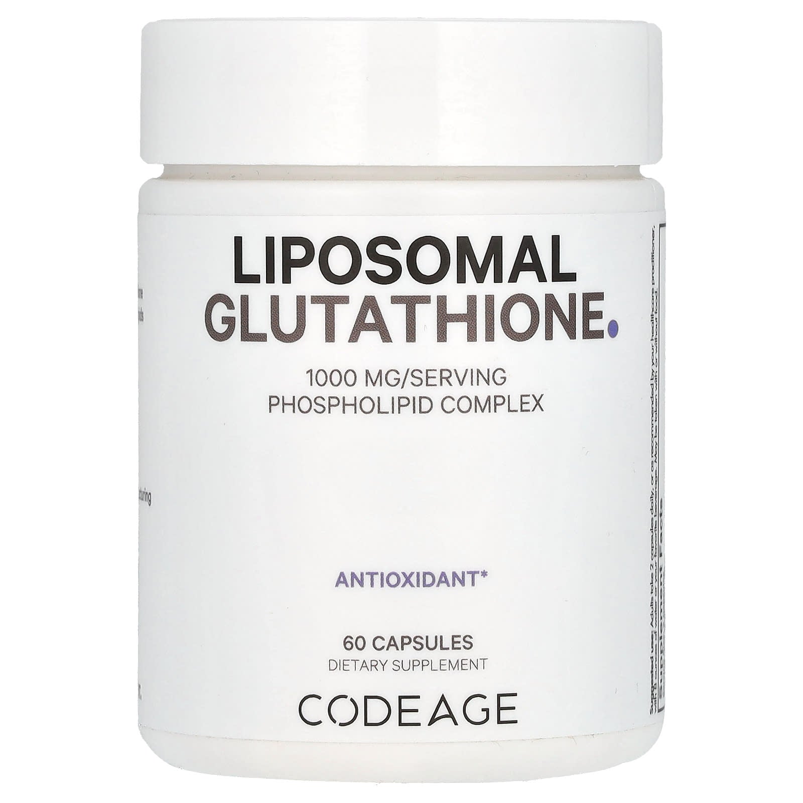 Codeage-Liposomal Glutathione-1,000 mg-60 Capsules (500 mg per Capsule)