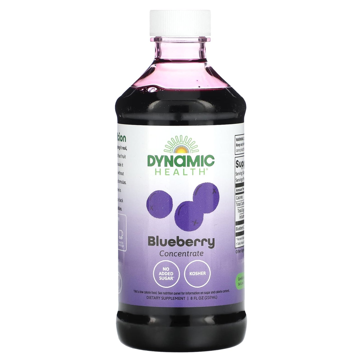 Dynamic Health-Blueberry Concentrate-8 fl oz (237 ml)